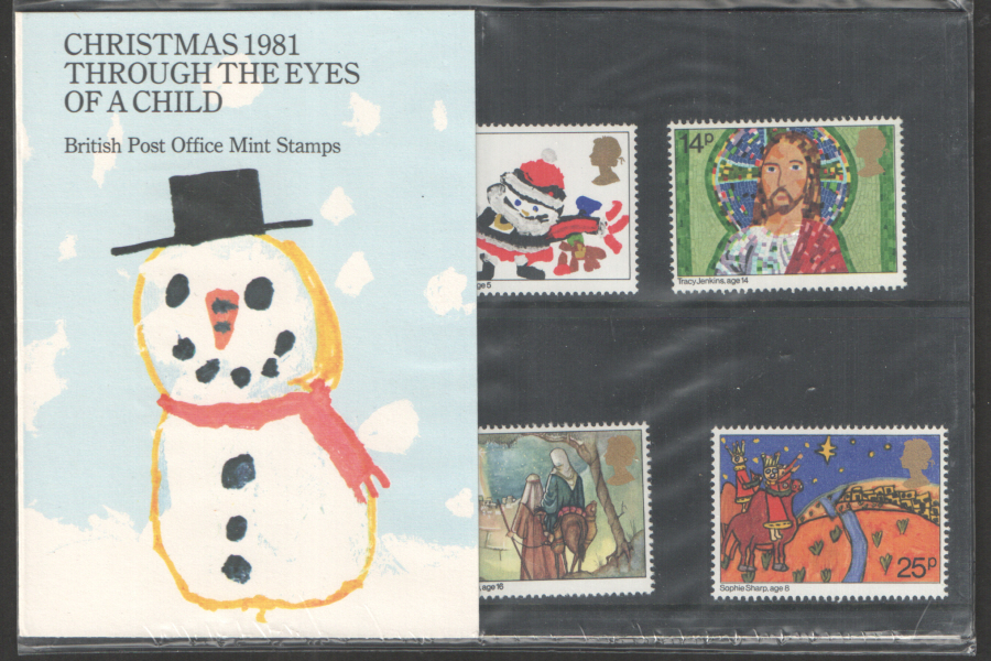 (image for) 1981 Christmas Royal Mail Presentation Pack 130 - Click Image to Close